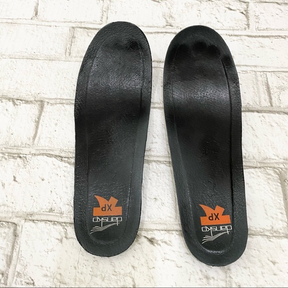 DANSKO XP Moon Blue/Black Patent Leather Professional XP Clogs Size 38 7.5-8US - Picture 8 of 16